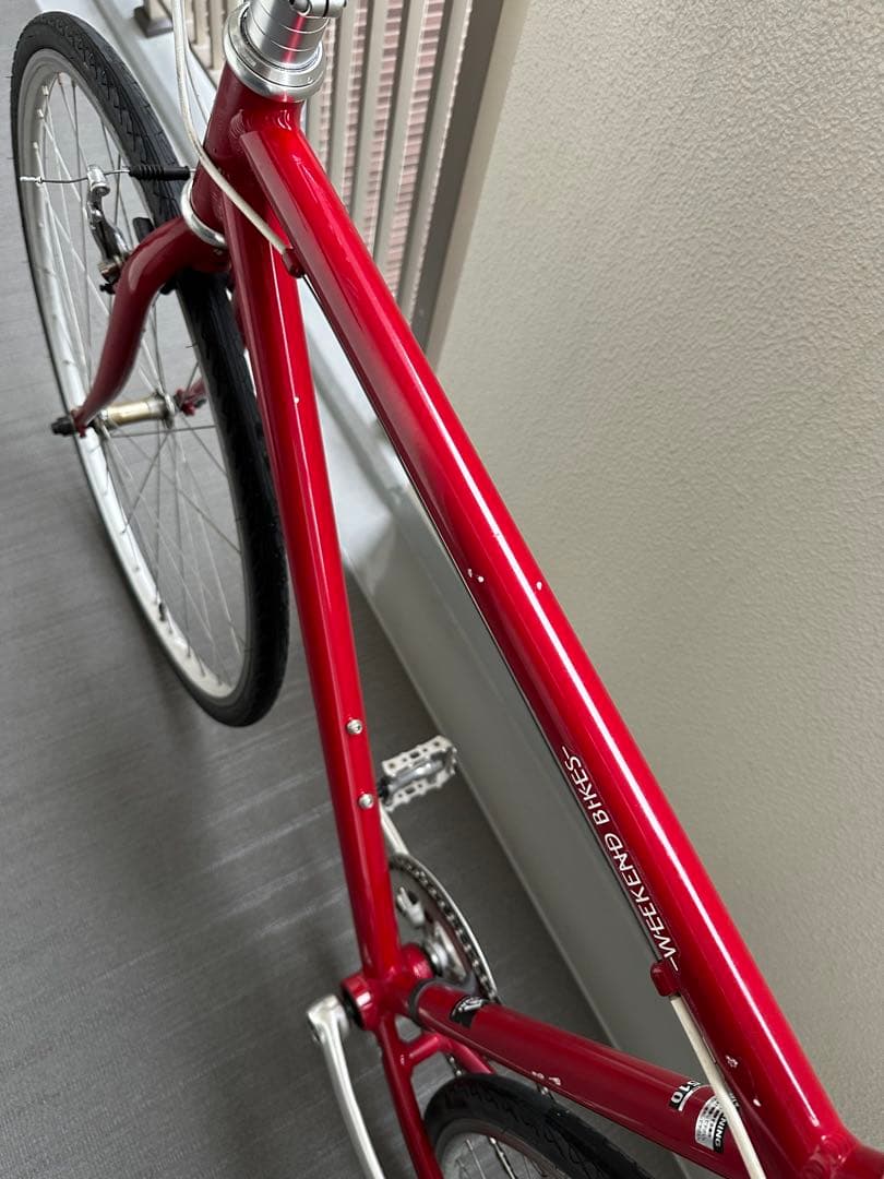 WEEKEND BIKERS クロスバイク レッド