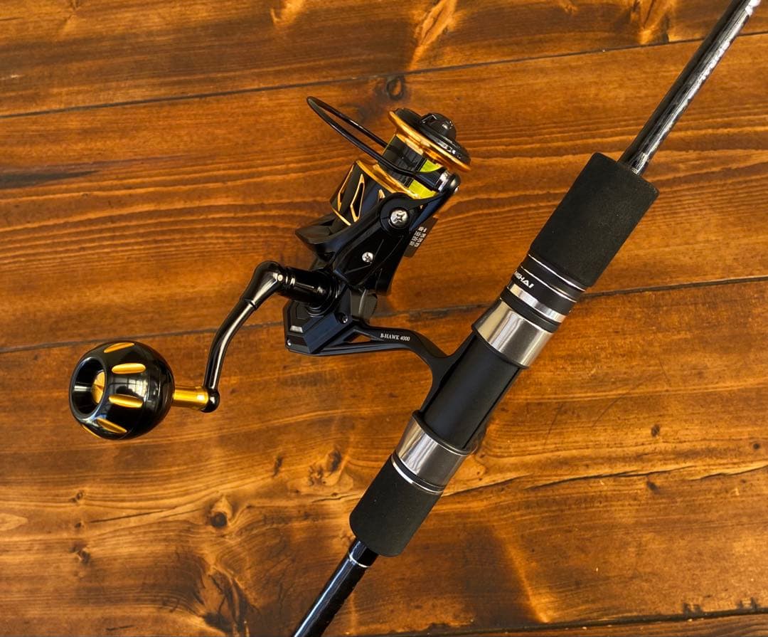 新品未使用　ジギングセット　ジギングロッド　3Pパックロッド　スロージギング
