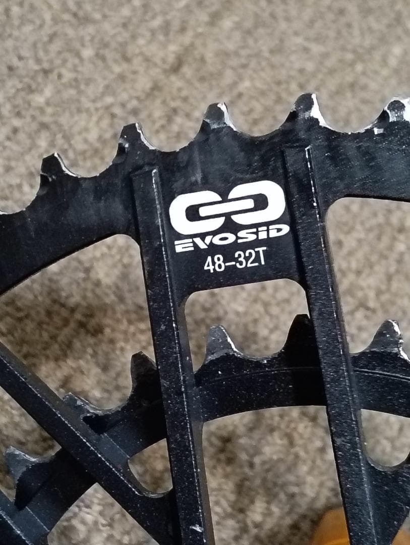 CRUZBIKE クランクセット ショートクランク 150mm ブラック