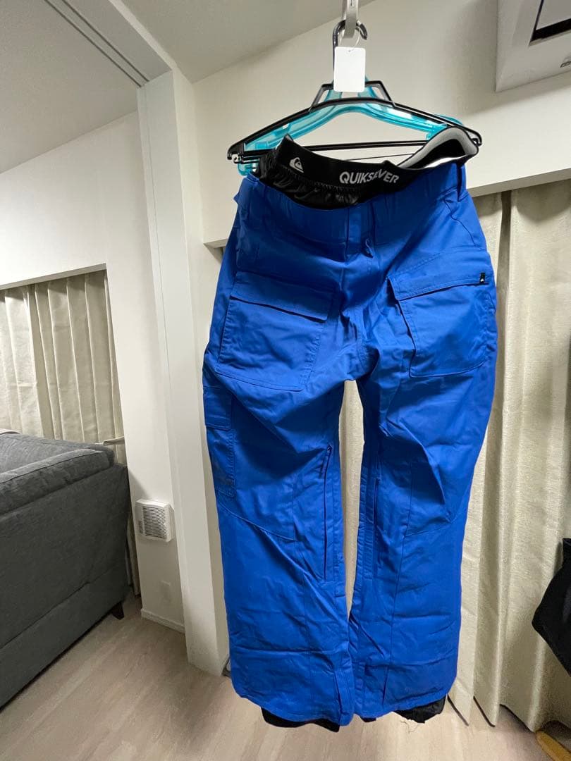 QUIKSILVER スノーボードパンツ 青