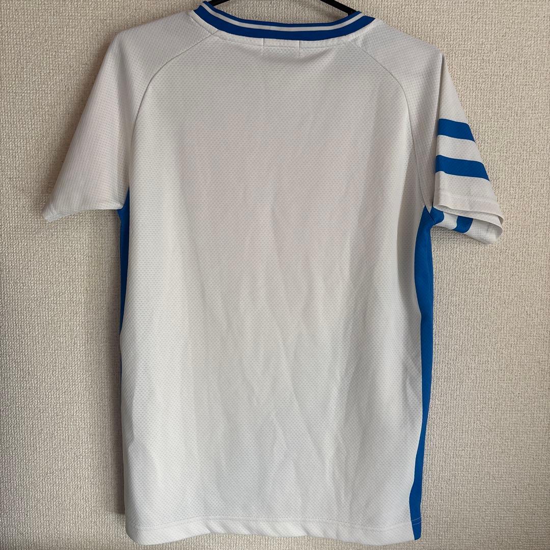 YONEX バドミントンシャツ S ホワイト/ブルー