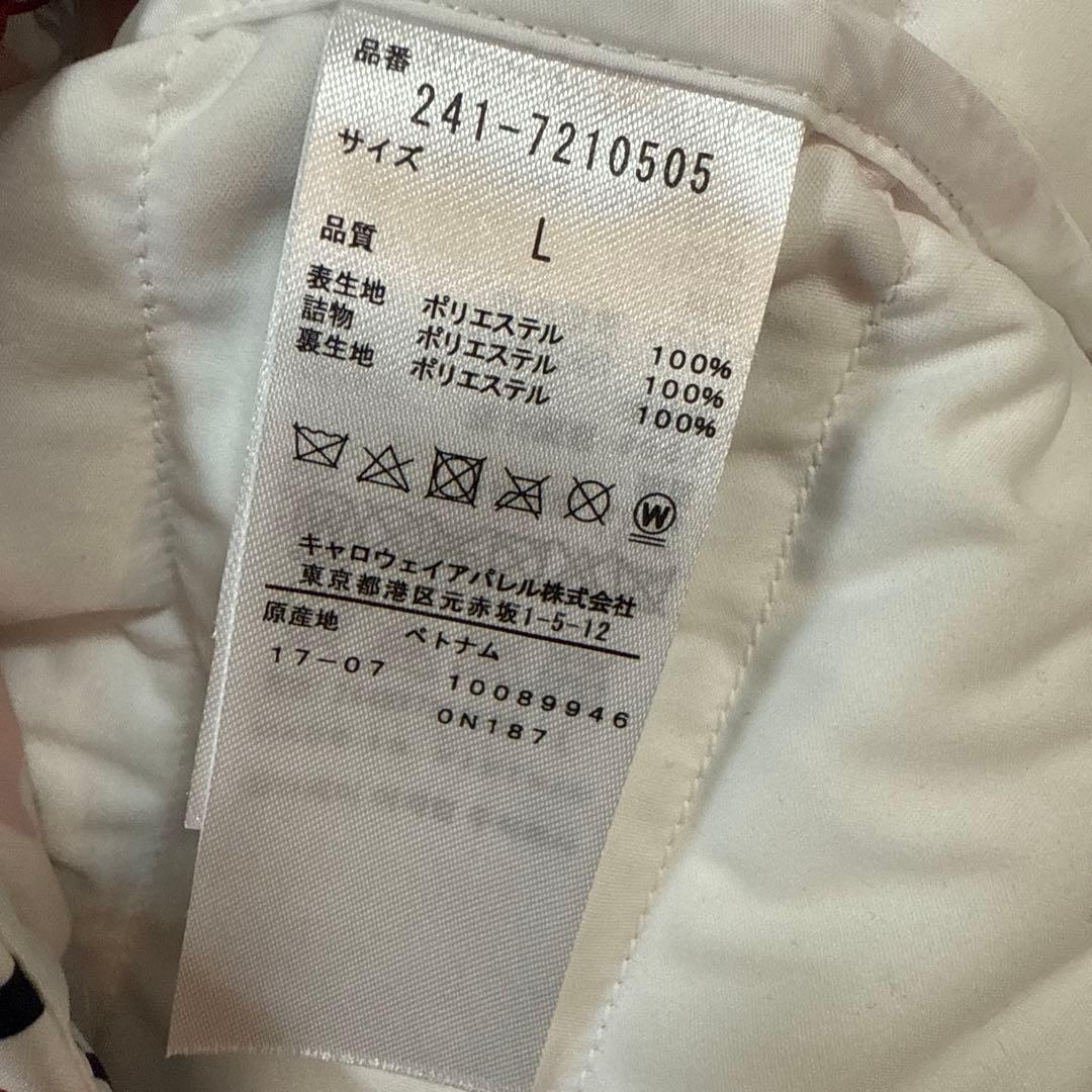 美品　Callaway ユニオンジャック2WAYフルジップ中綿入りブルゾン