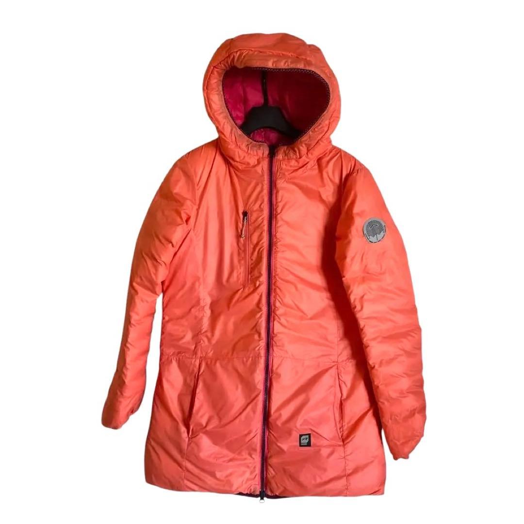 美品 オラージュ Orage リバーシブル ダウンジャケット 洗濯機OK