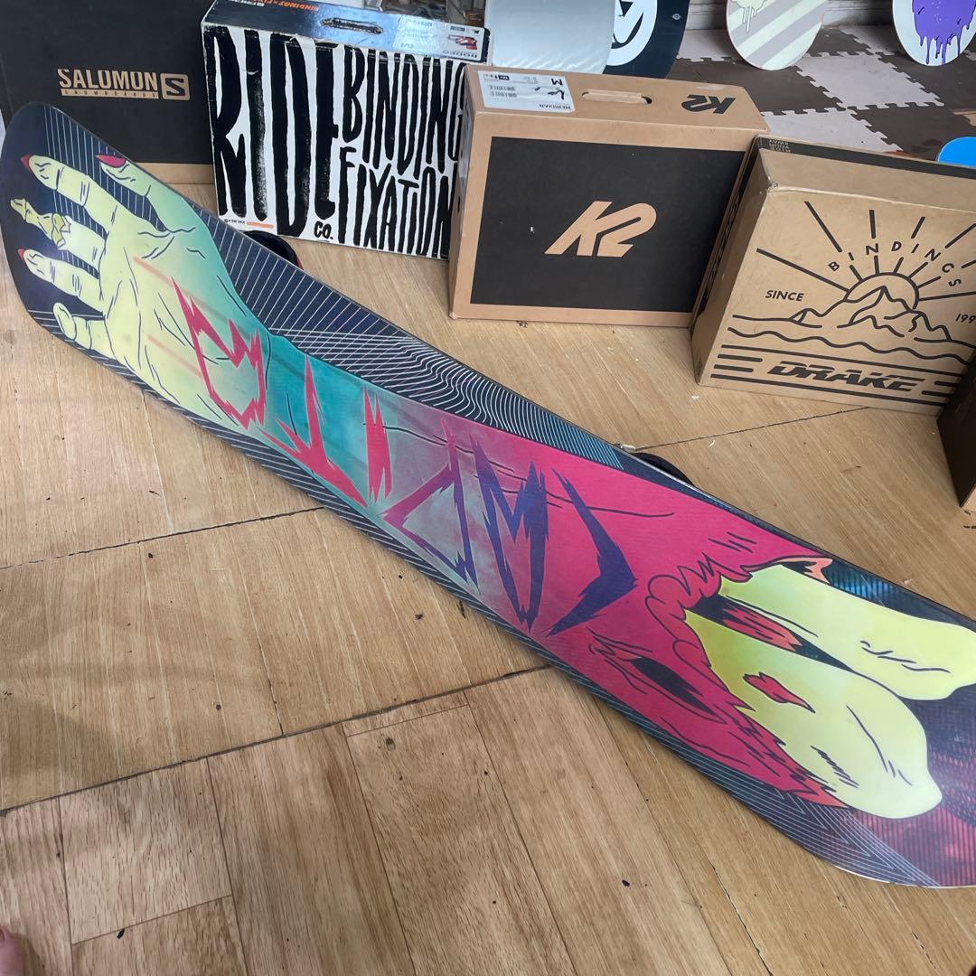 Capita×FLOW　キャピタ　フロー　バインディング付　スノーボードセット