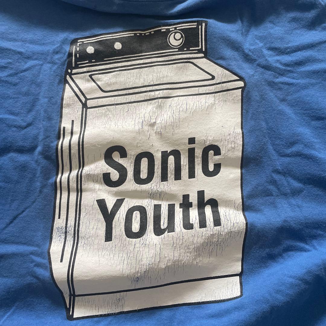 Sonic Youth Tシャツ Mサイズ バンドT ロックT ブルー