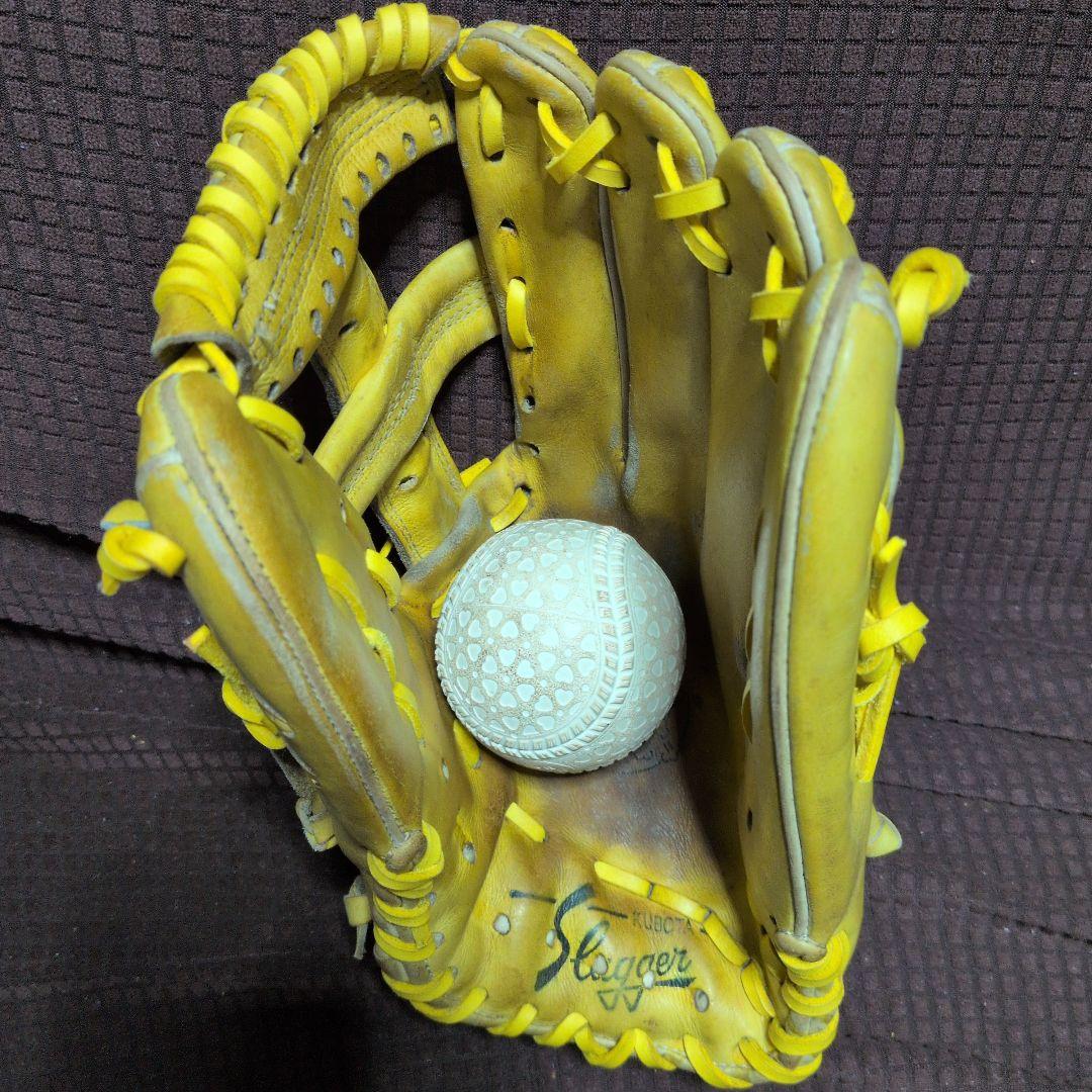 スラッガー　硬式外野用　紐全交換　アタッチメントグリス交換　即戦力