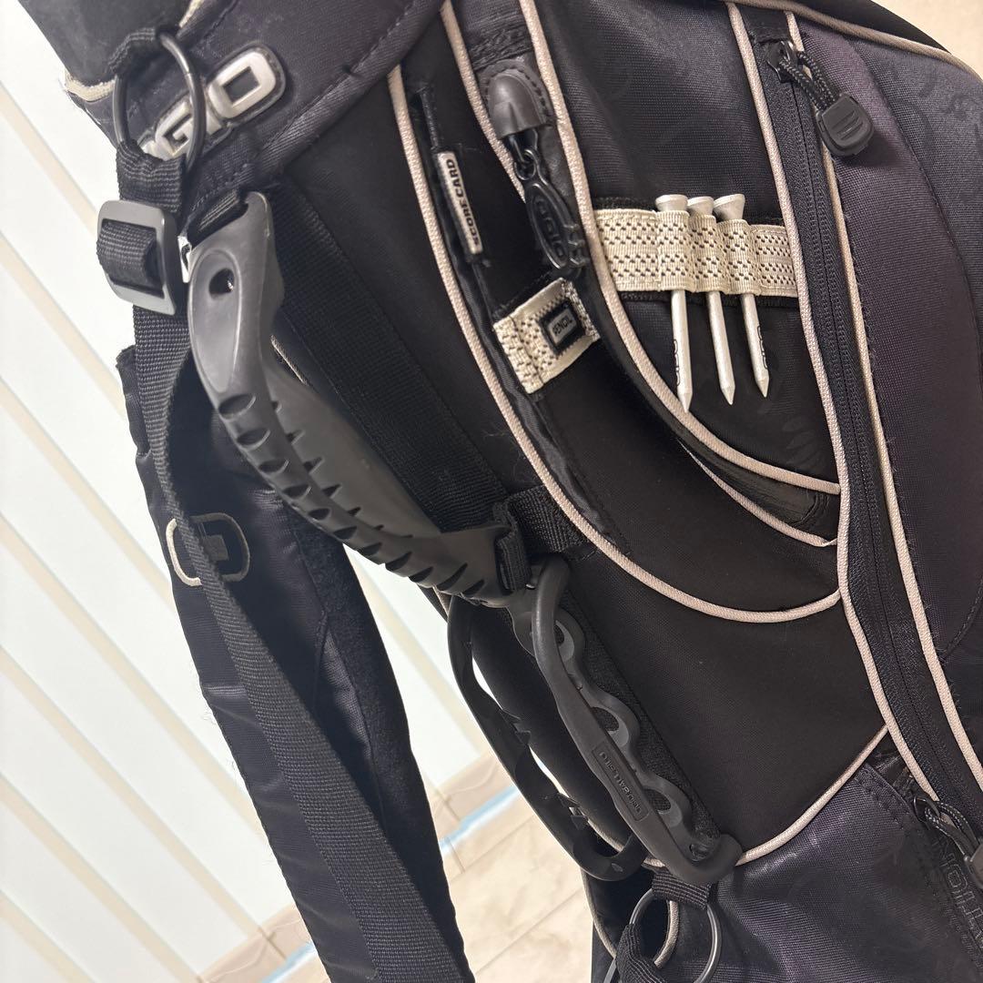 美品 Ogio オジオ ブラック キャディバッグ 14分割ユニバーサル