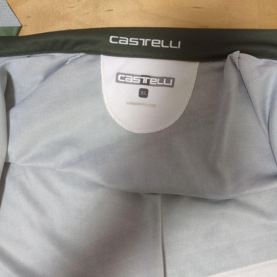 Castelli サイクルジャージ 半袖 オリーブグリーン