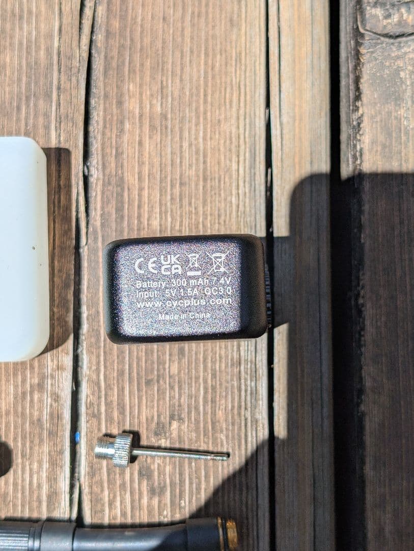 cycplus cube 電動空気入れ　延長エアホース付き