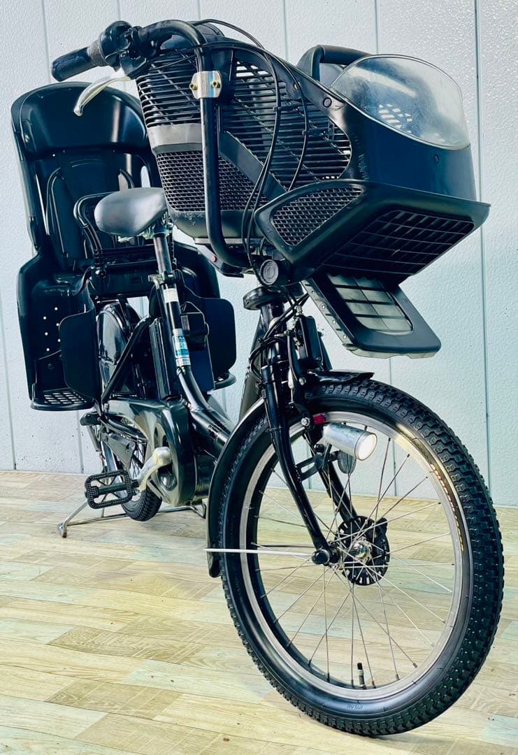 3557ブリヂストン8.7アンペア3人乗り対応子供乗せ　電動アシスト自転車