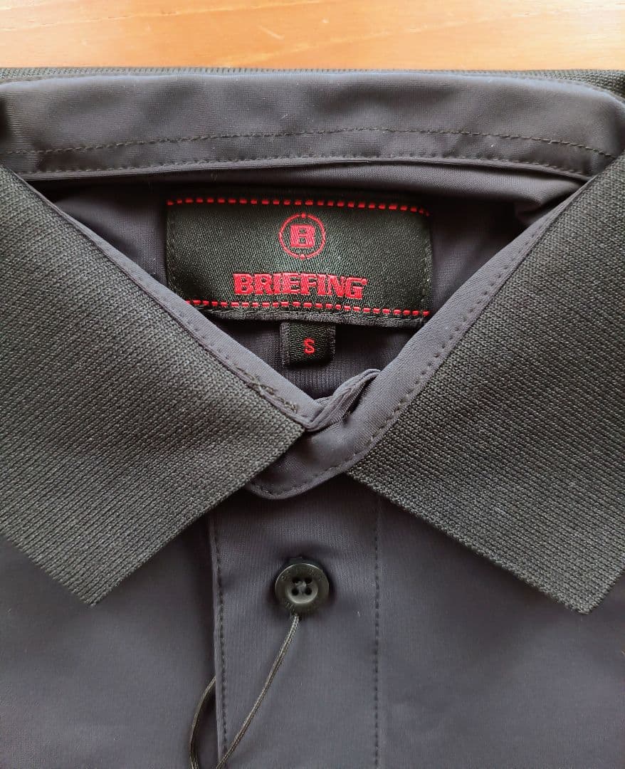 BRIEFING GOLF ブラック ポロシャツ S