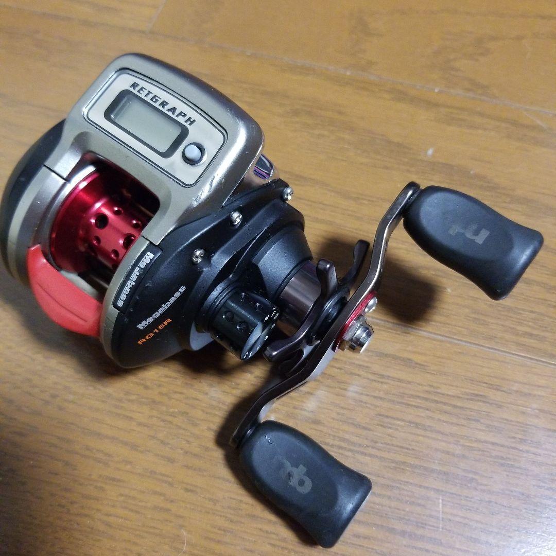 メガバス Ito リール 初代リトグラフRG15R 右巻 　(電池切)