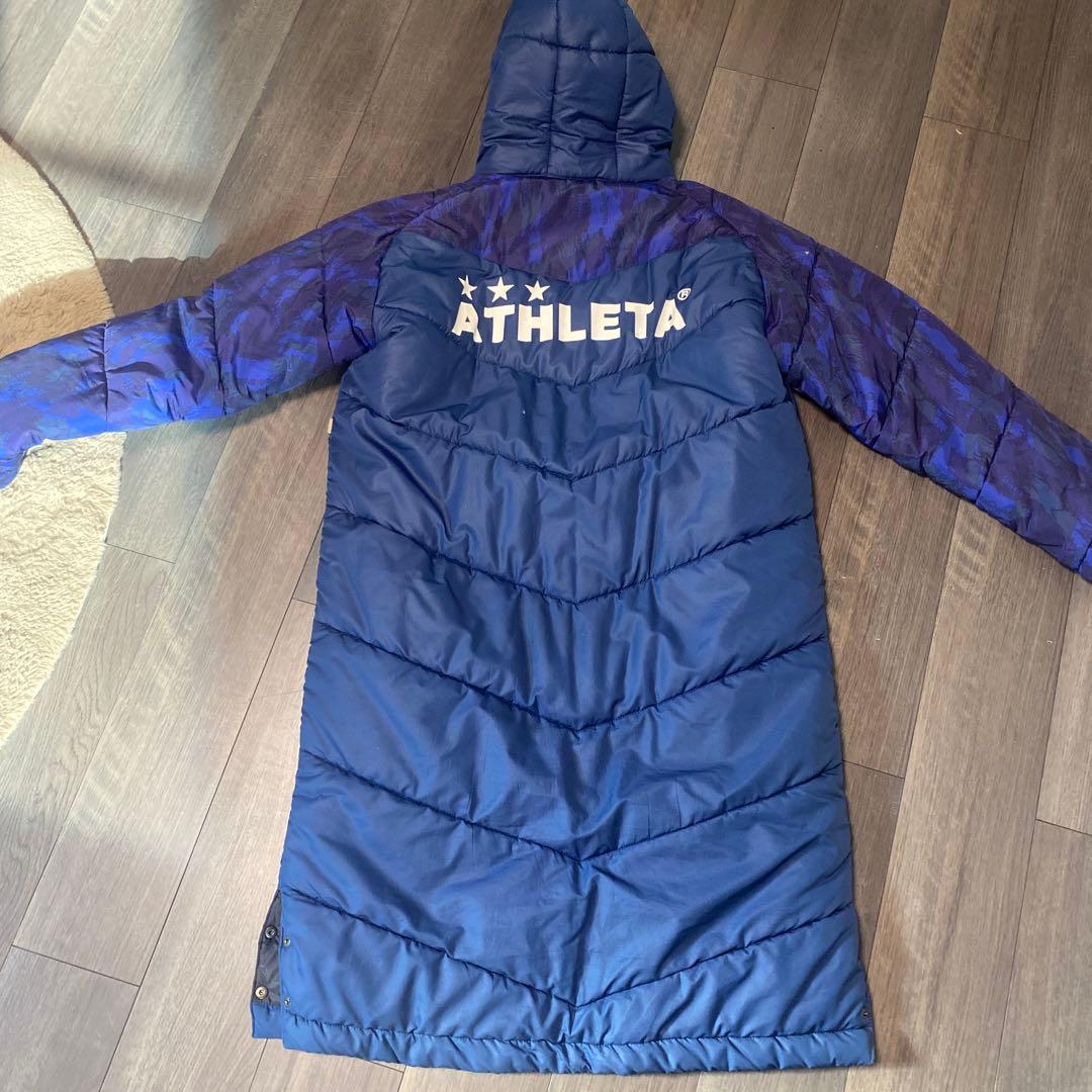 ATHLETA ネイビー ベンチコート XL(Ｏ)