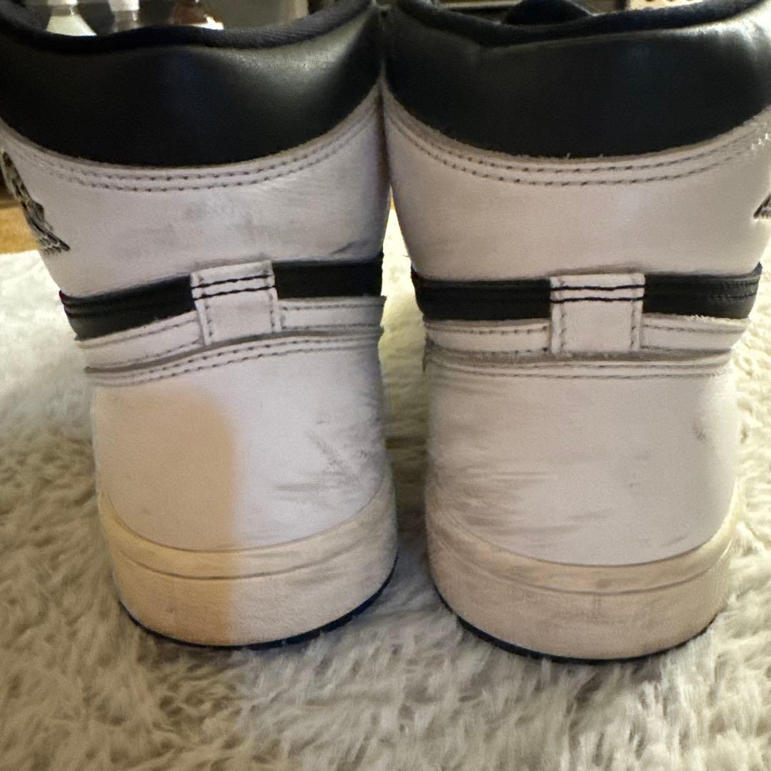 Nike Air Jordan 1 黒白 ハイカットシューズ