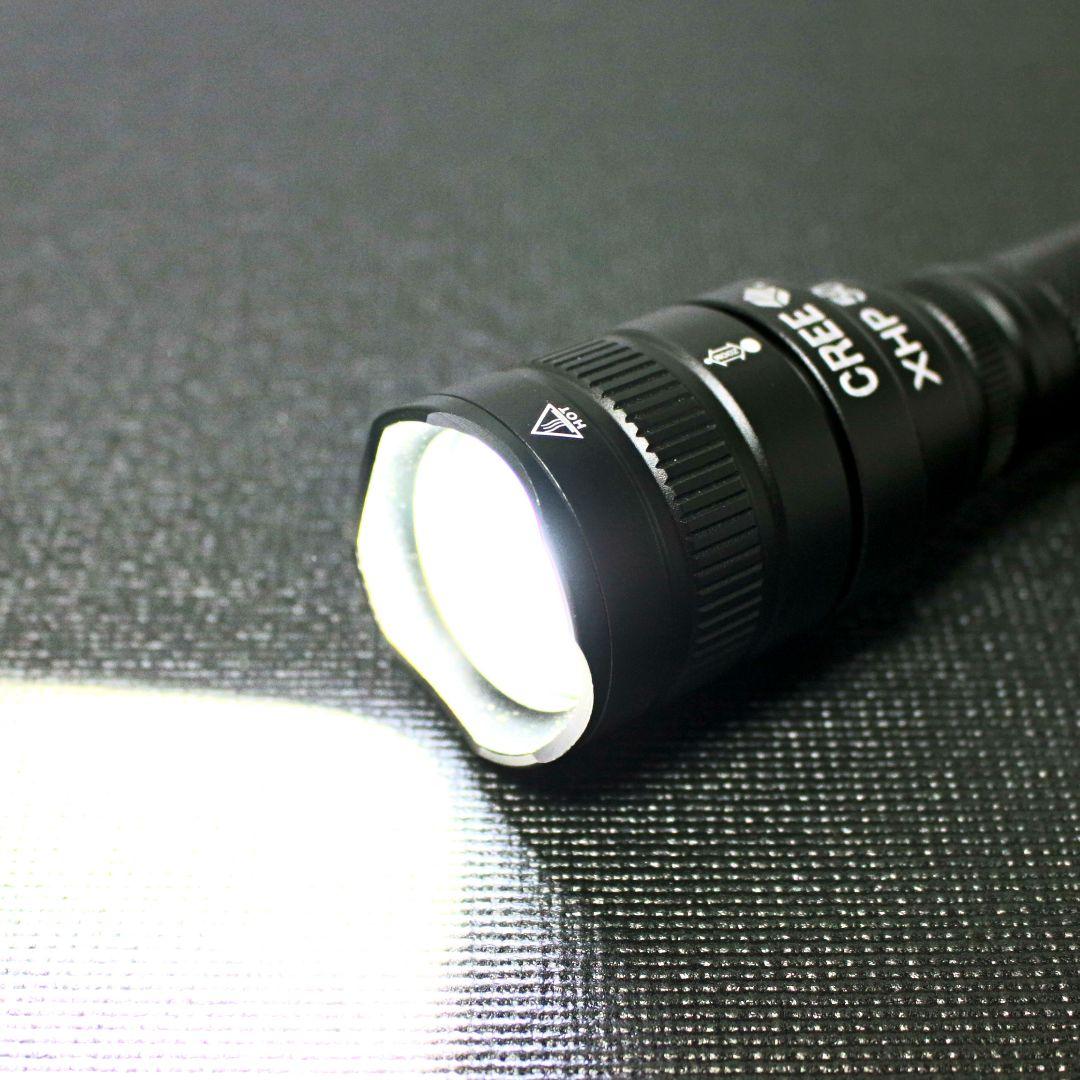 『正規CREE XHP50.2/スリム』懐中電灯　超強力　LEDハンディライト