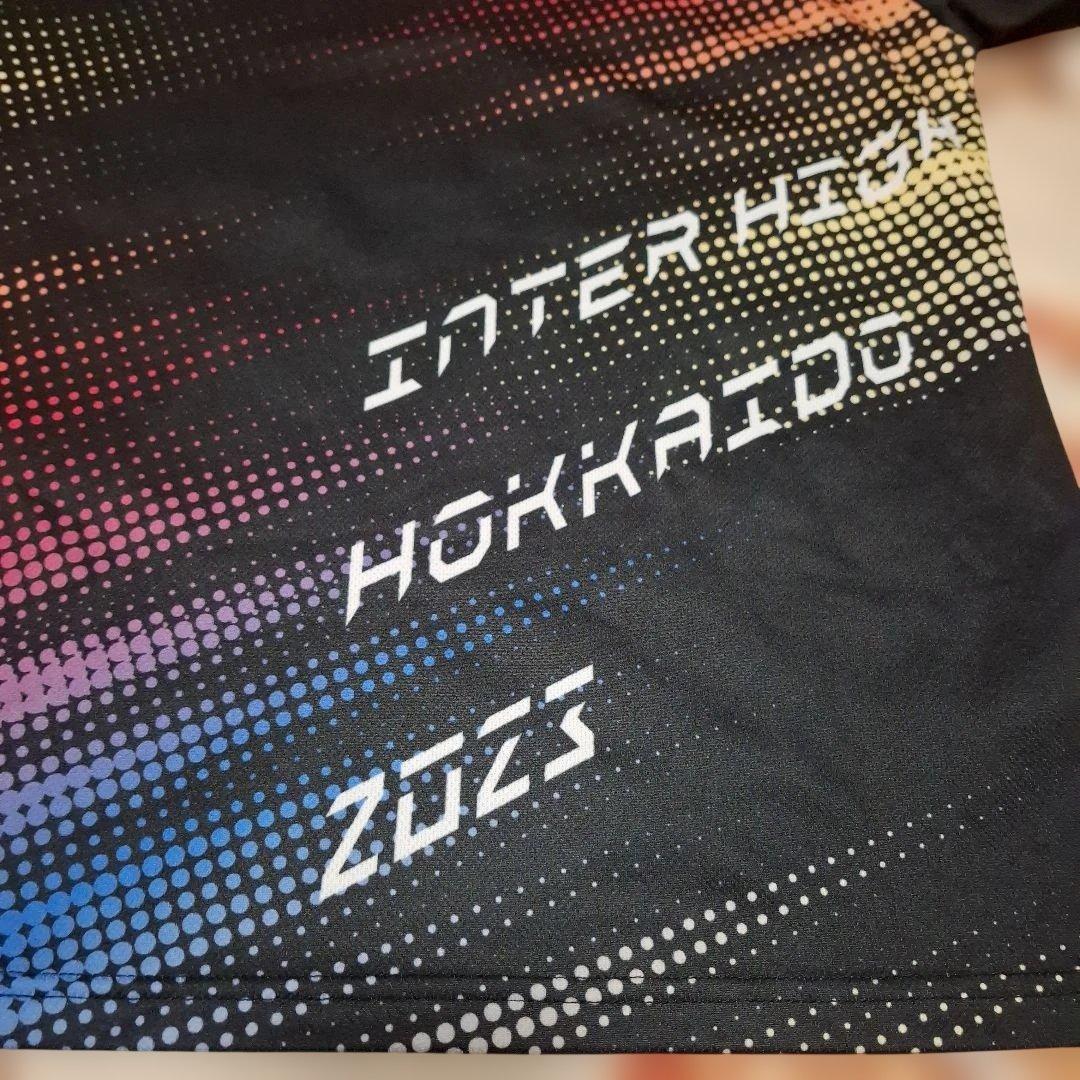 YONEX インターハイ北海道 2023 Tシャツ 黒　半袖