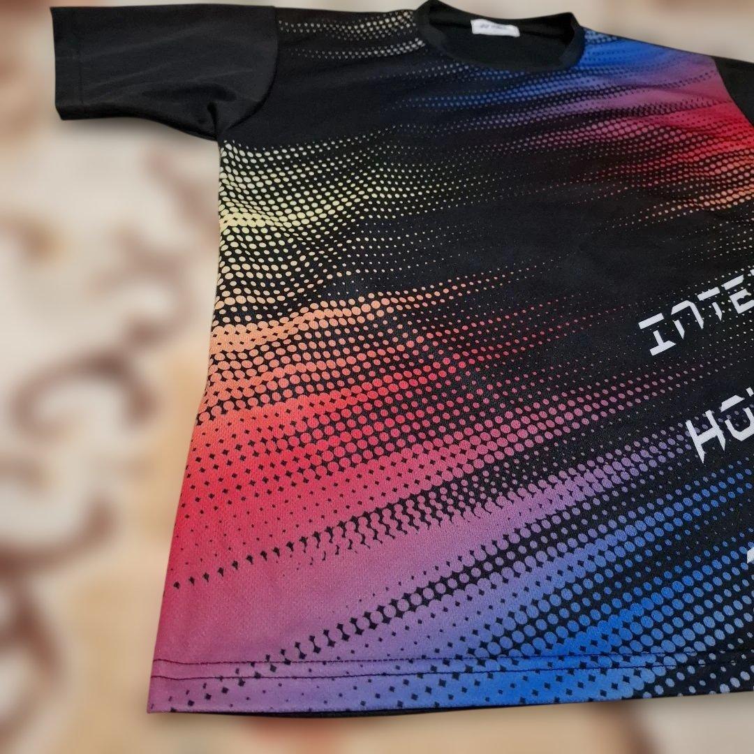 YONEX インターハイ北海道 2023 Tシャツ 黒　半袖