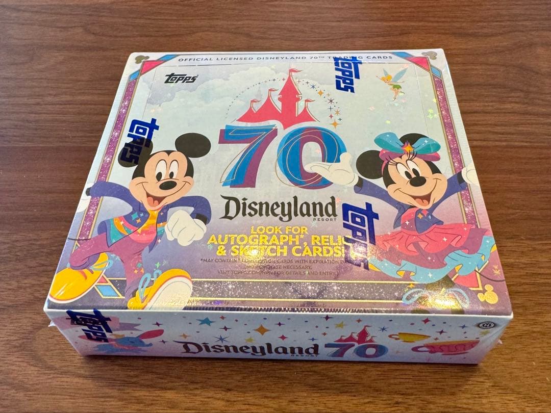 Disneyland 70th Topps社 1Box 日本未発売