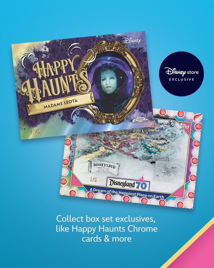 Disneyland 70th Topps社 1Box 日本未発売