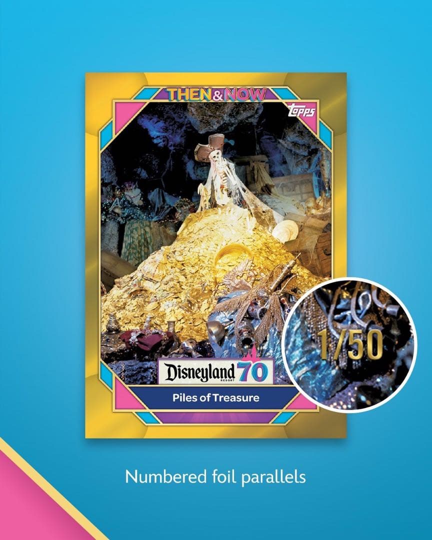 Disneyland 70th Topps社 1Box 日本未発売