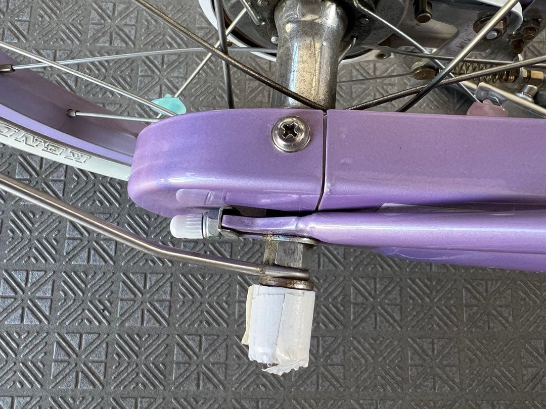 引き取り希望！メゾピアノ16インチ女の子自転車美品　補助輪、補助バー付き