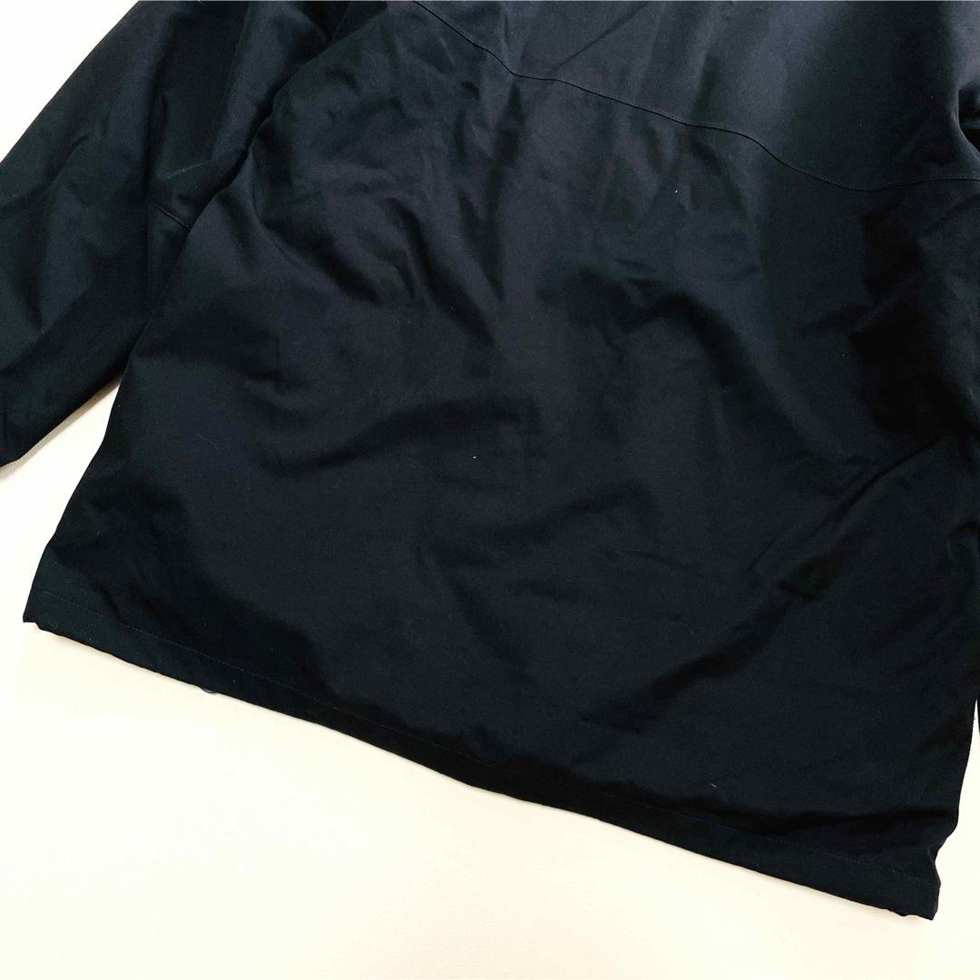 6693【美品】ボルコム　ジャケット　メンズ　XXL　無地　スノボ　ブラック