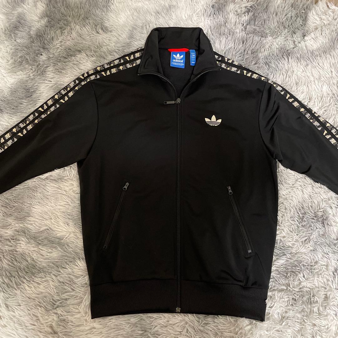 【アディダスオリジナルス】 3ストライプ カモフラジャケットLサイズadidas