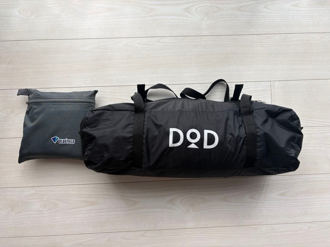 DOD ワンポールテントS ブラック 黒 美品 グランドシート付