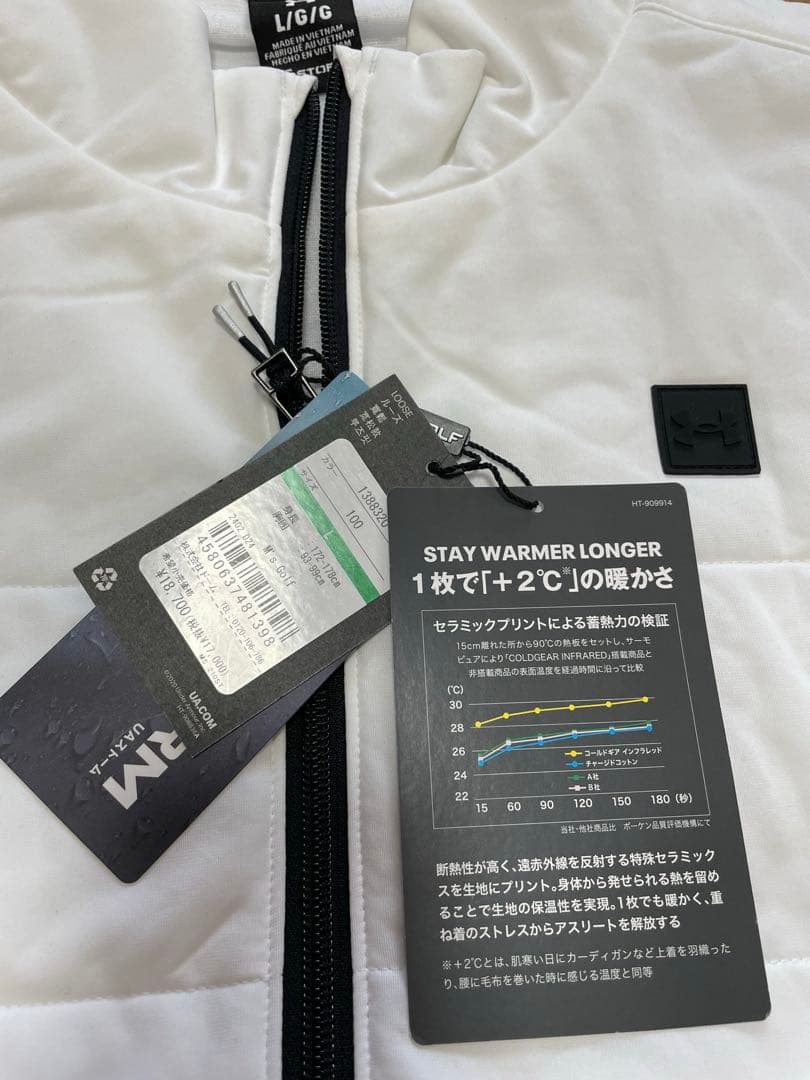 新品未使用 Under Armour アンダーアーマー 防風撥水 中綿ジャケット