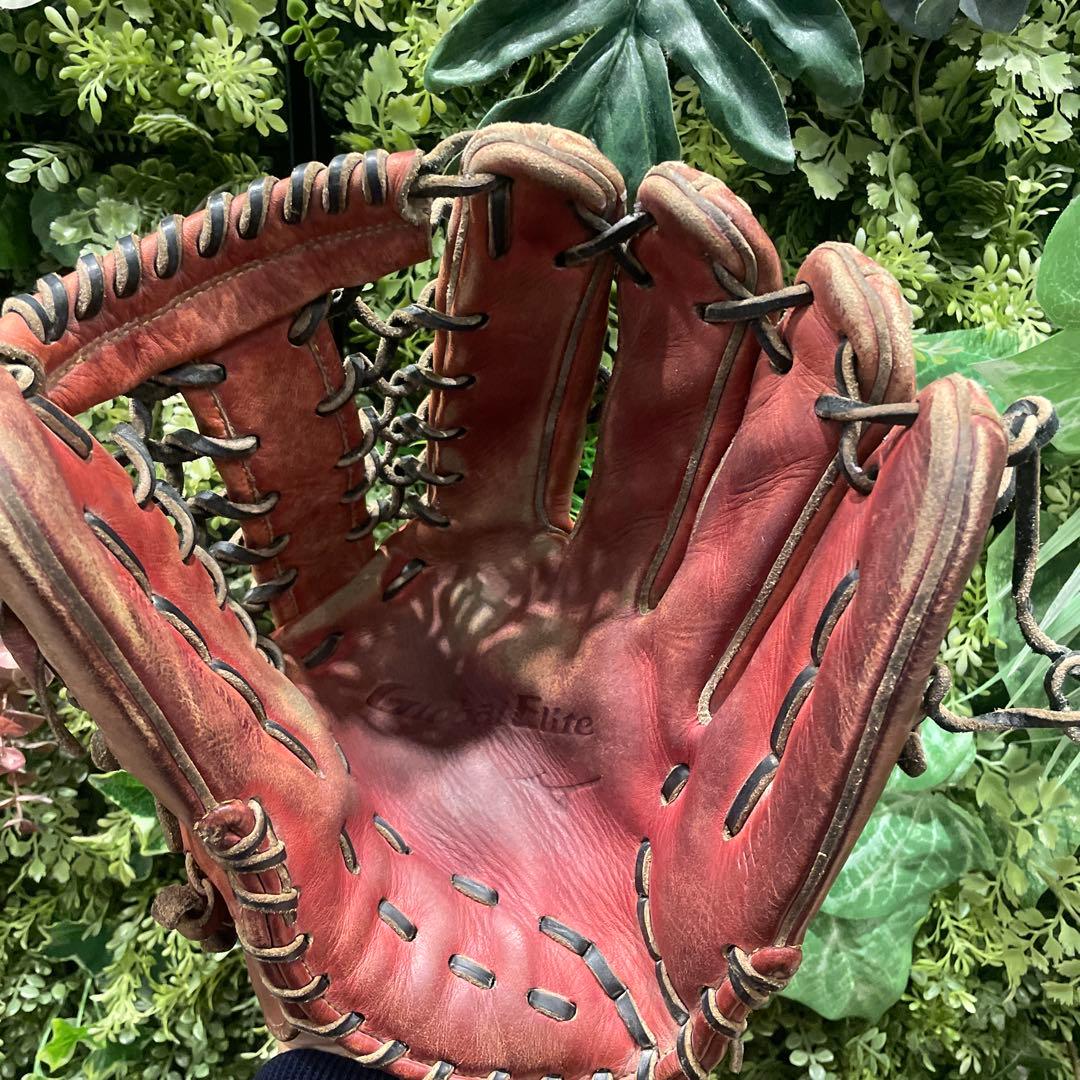 Glove Elite 軟式グローブ ブラウン