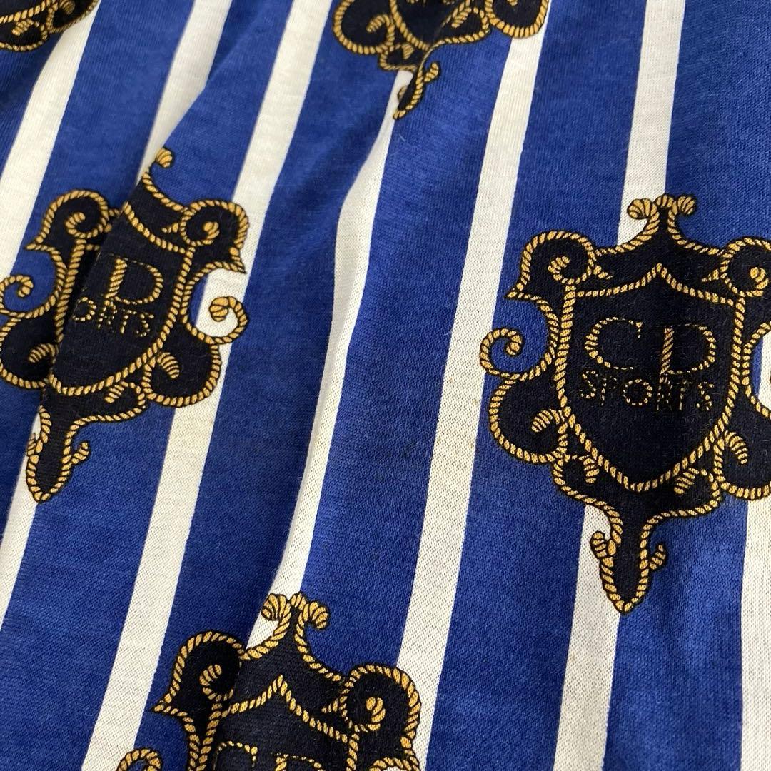 ディオール Christian Dior sports 総柄 長袖 ストライプ