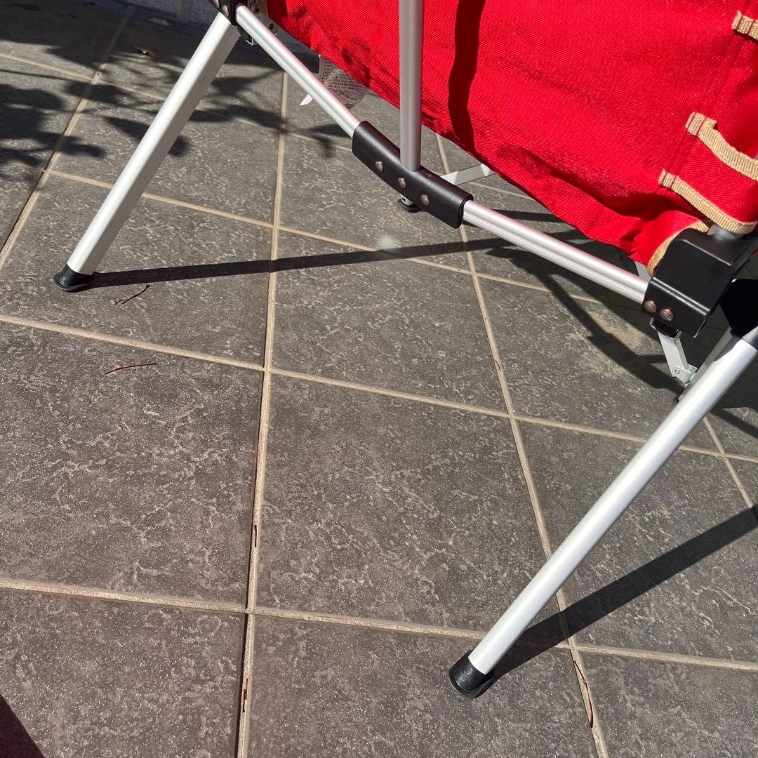 ★希少★美品Coleman Lay Chair コールマン　レイチェア レッド②