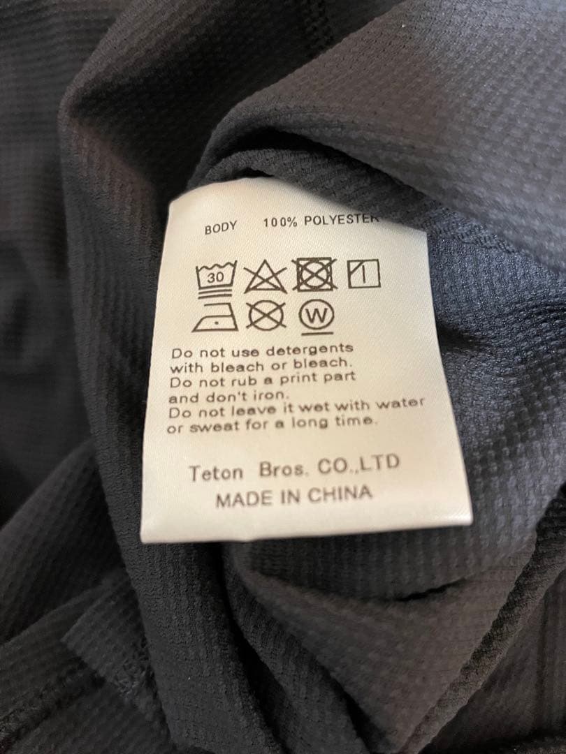 Teton Bros. WS ELV1000 Ｓ-S Tee M ガンメタル色