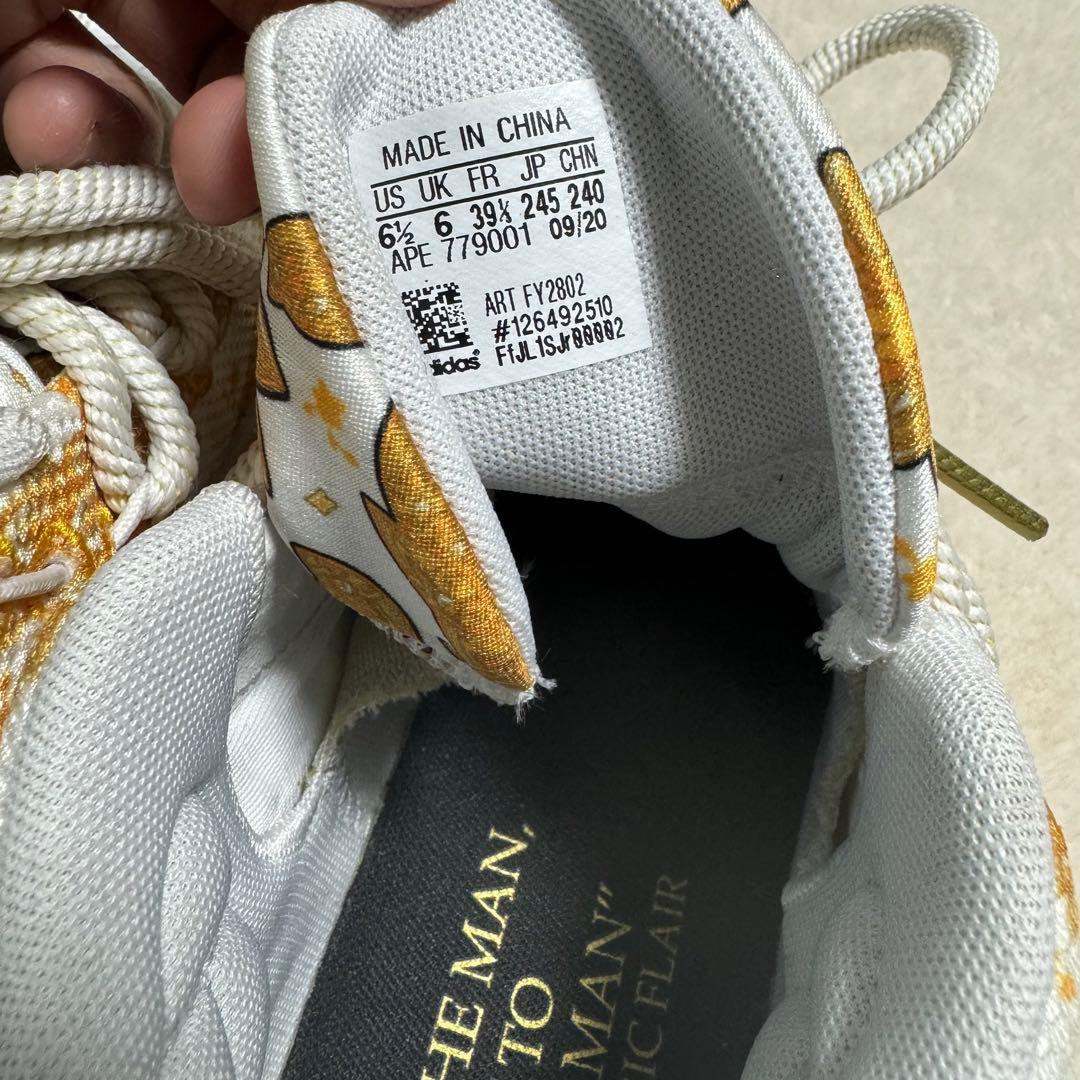 【adidas】希少✨ Dame 7 Ric Flair Gold 24.5cm