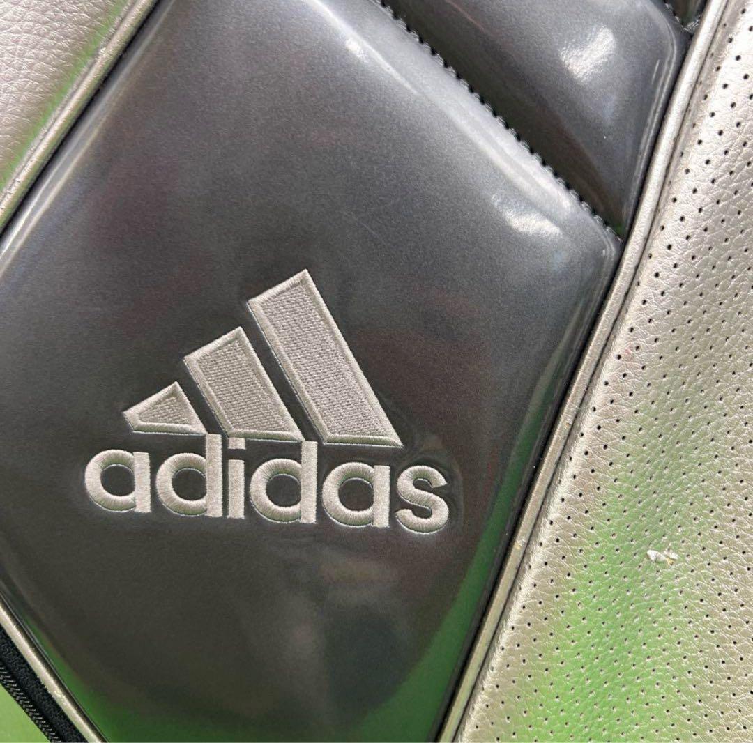 アディダス　adidas キャディバッグ 9インチ　シルバー