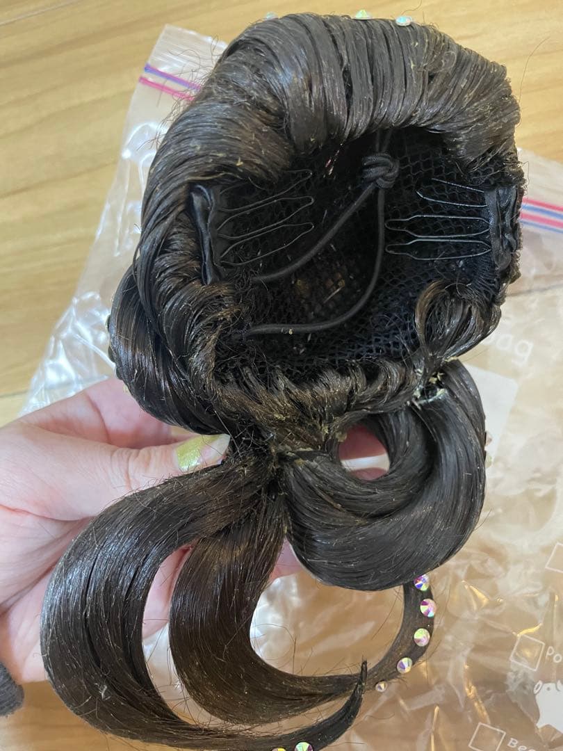 石付き社交ダンス用ヘアアクセサリー