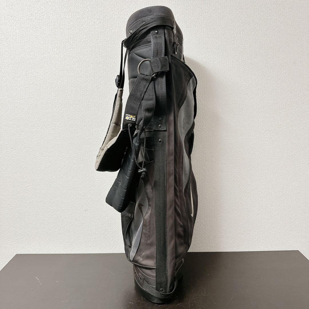 希少 ナイキNIKE スタンド式 キャディバッグ 5分割 ブラック×グレー 軽量