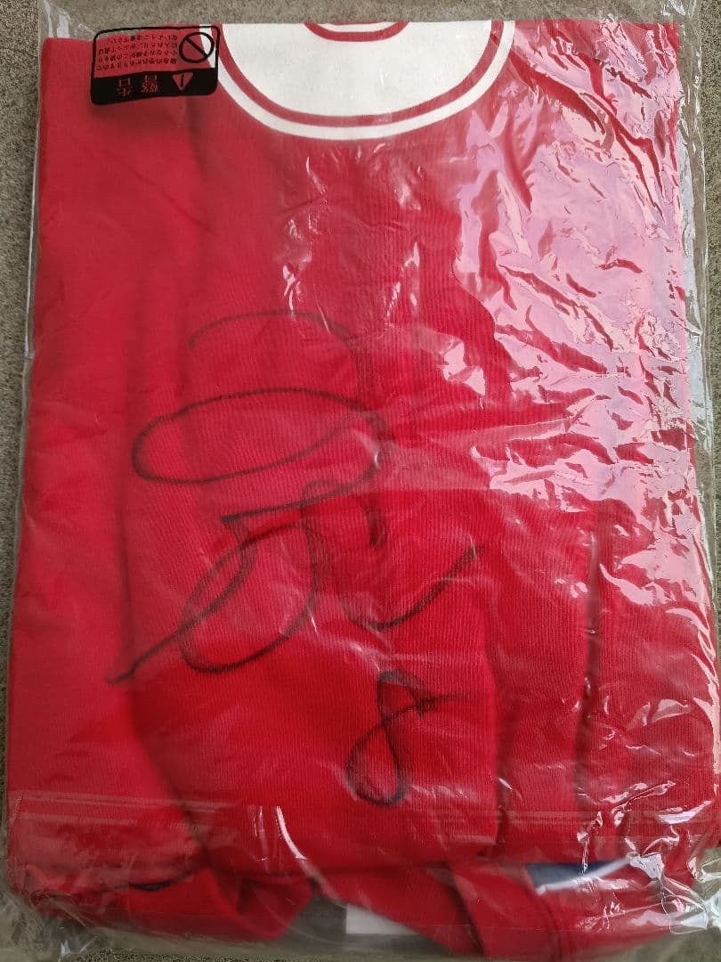 鹿島アントラーズ小笠原選手 8 サッカーTシャツ Lサイズ サイン入り
