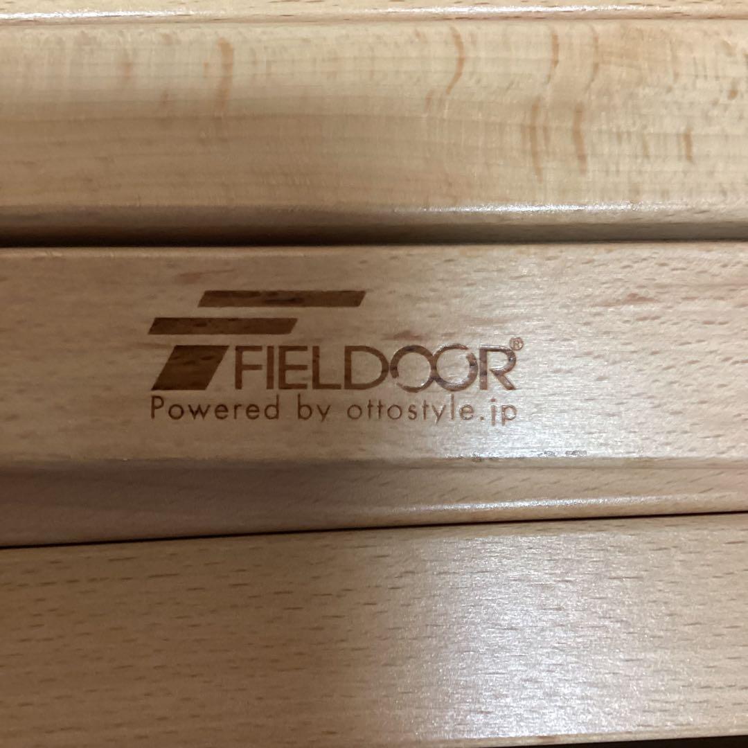 FIELDOOR ウッドロールトップキッチンテーブル　収納バッグ付き(J100)