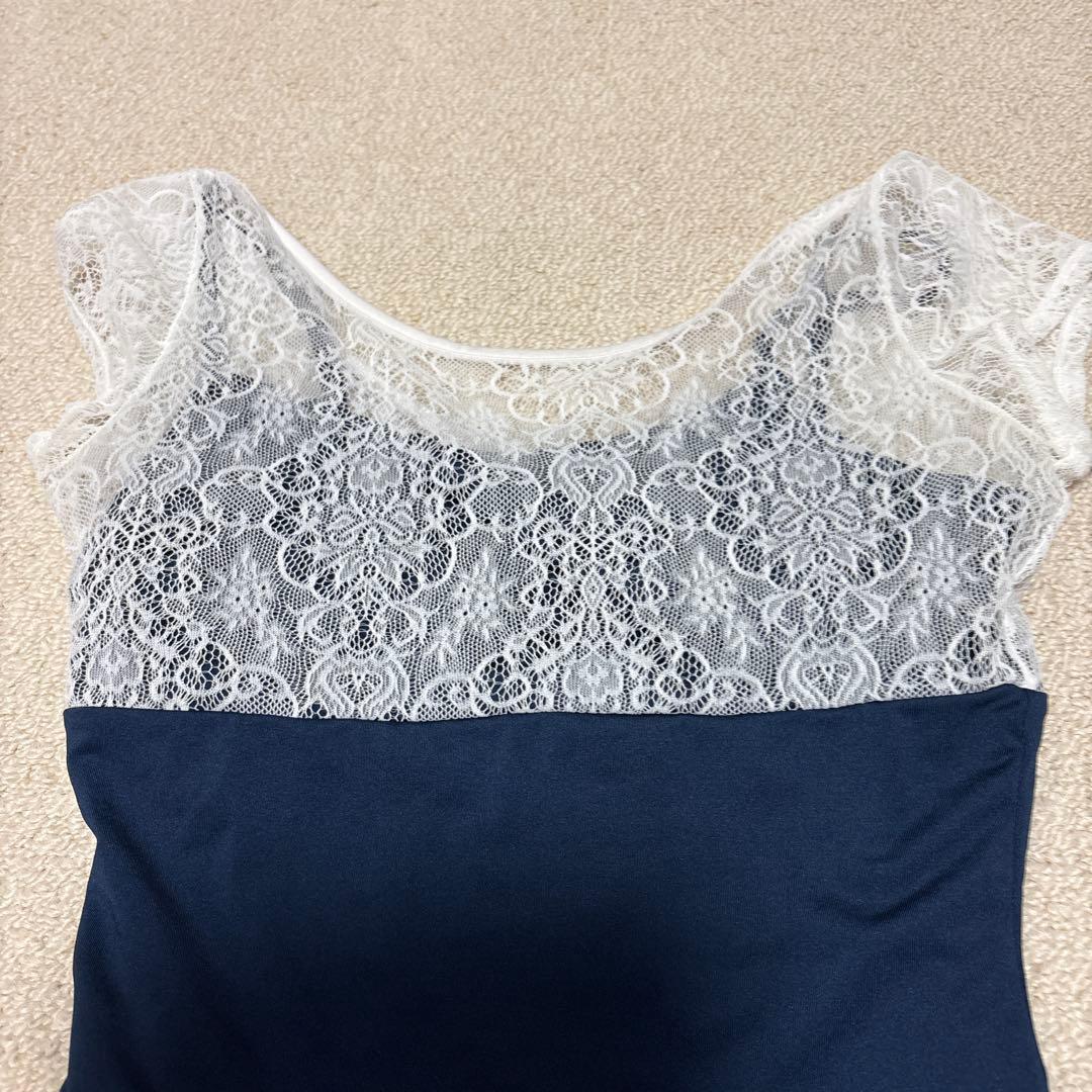 美品　ドゥッシュドゥッスウ　レオトップ　シャンデリーレースMサイズ