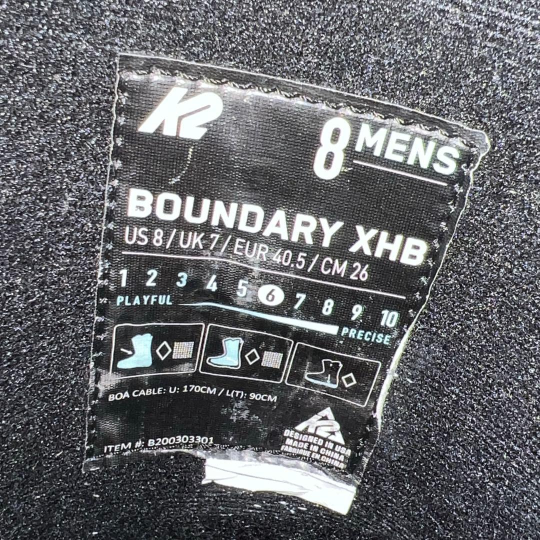5回使用 26cm K2 BOUNDARY CLICKER XHB BOAに