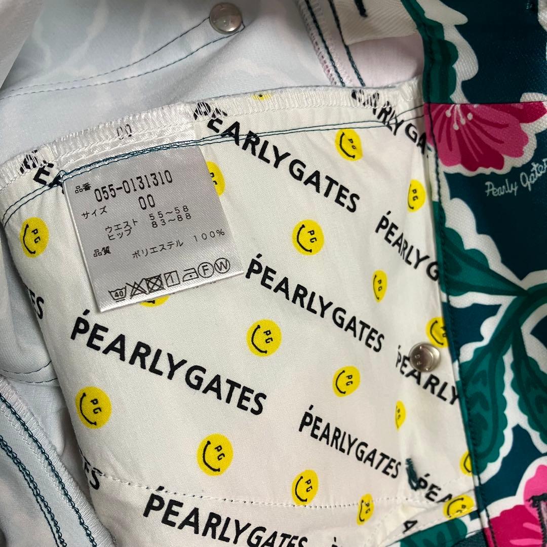 ゴルフ美品⭐︎PEARLY GATES ストレッチパンツ ハイビスカス柄
