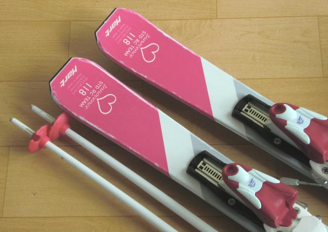 ■■最終特価■送料無料■Hart■子供用スキーセット■板118靴22■WAX済■