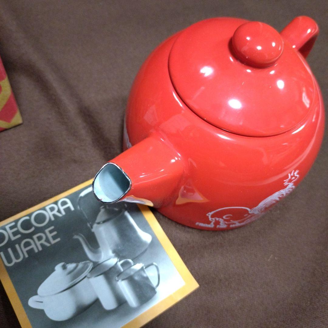 【未使用保管品】　スヌーピー　ホーローポット　昭和レトロ　ヴィンテージ