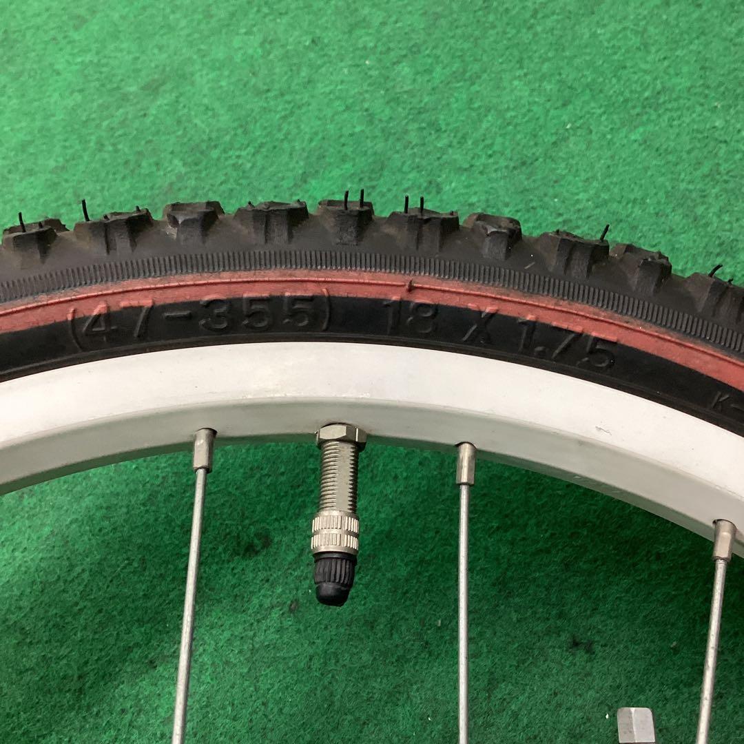 アルミリム　後輪　18x1.75 タイヤ付 リア　18インチ　自転車