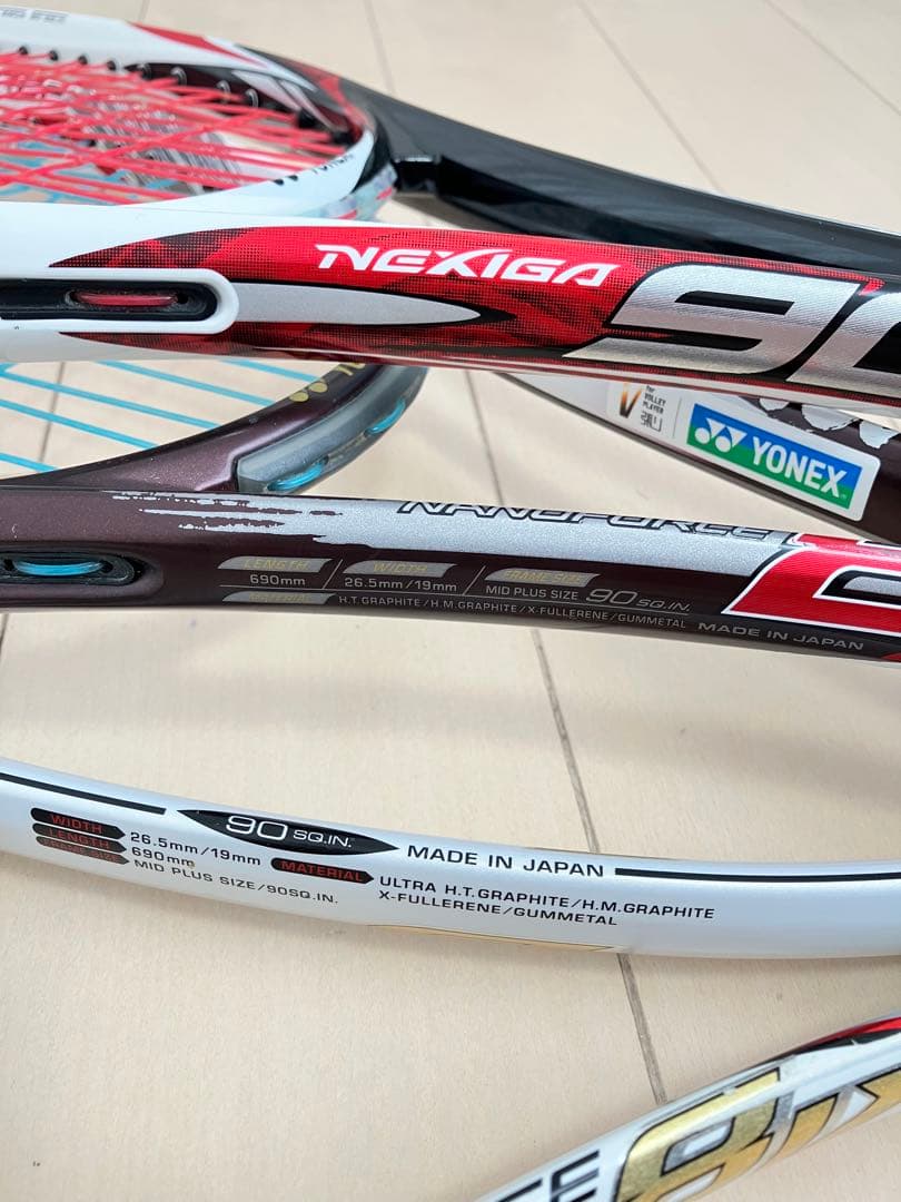 YONEX　NANOFORCE 8V ナノフォース NEXIGA ネクシーガ