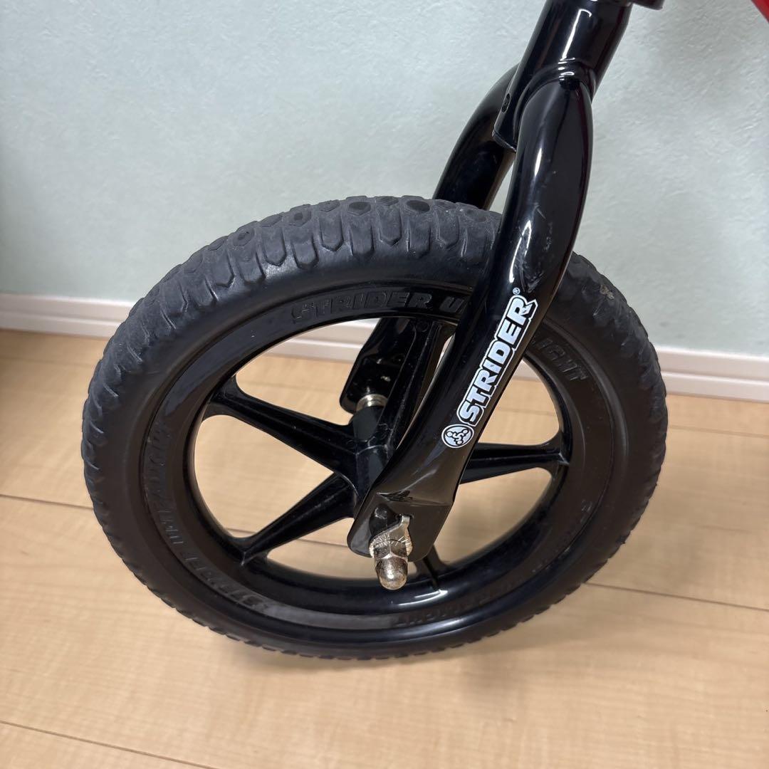 とし　STRIDER sports バランスバイク レッド 延長サドル
