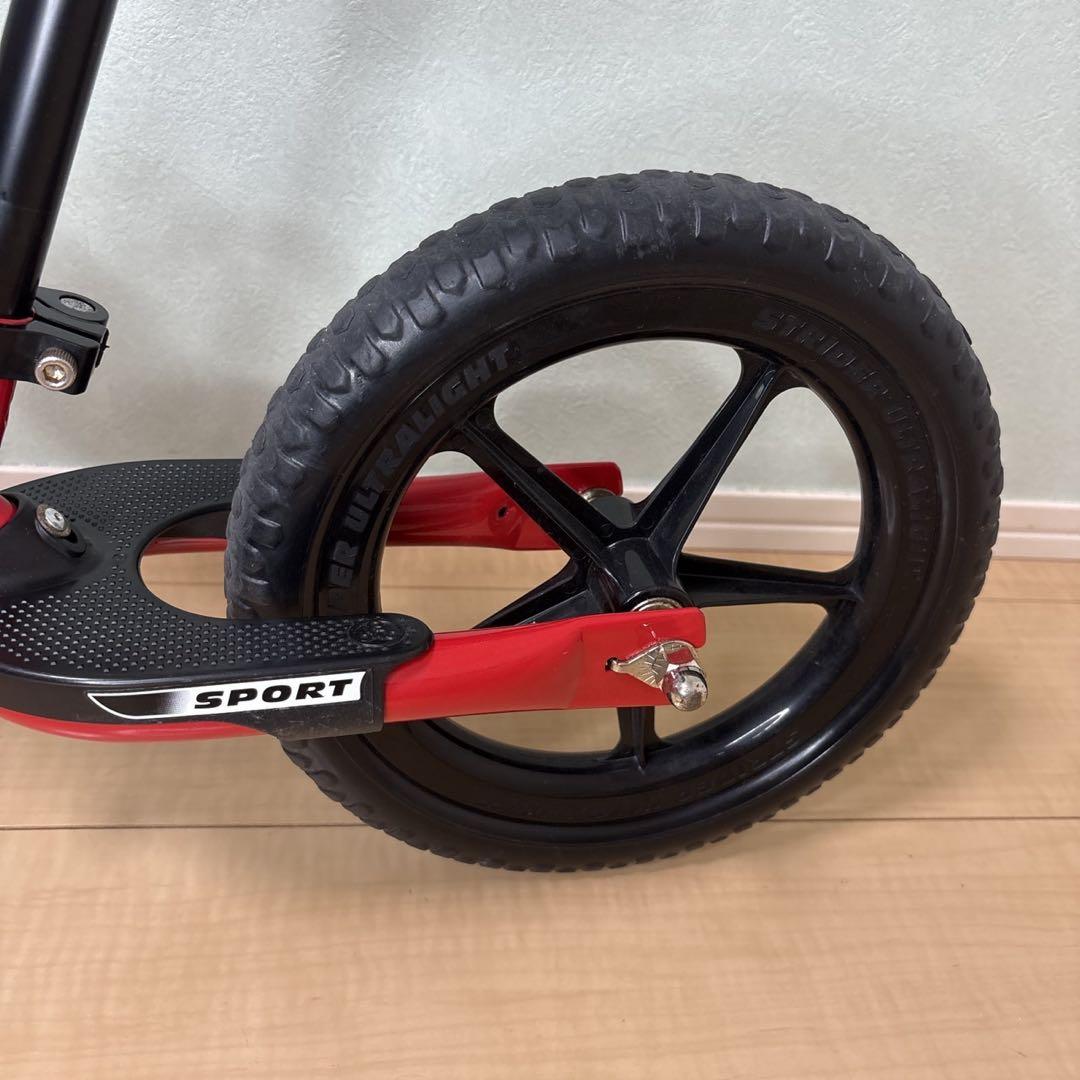 とし　STRIDER sports バランスバイク レッド 延長サドル