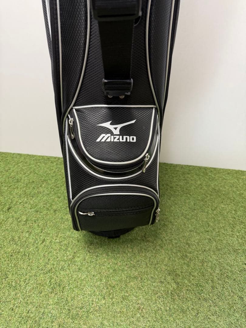 Mizuno キャディバッグ ゴルフ バッグ ブラック ケース