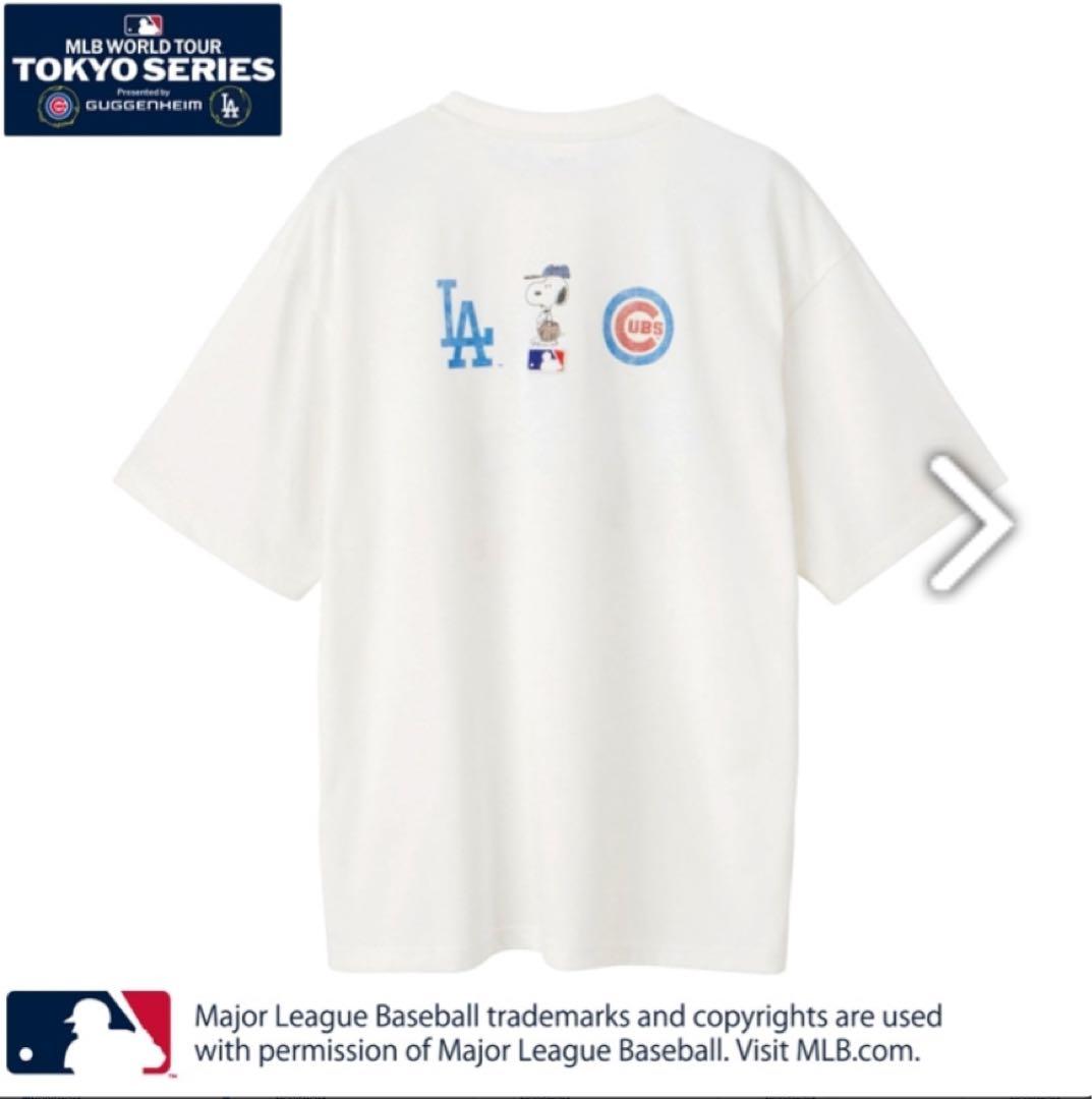 スヌーピー PEANUTS MLB Tシャツ 開幕戦 PLAZA ドジャース